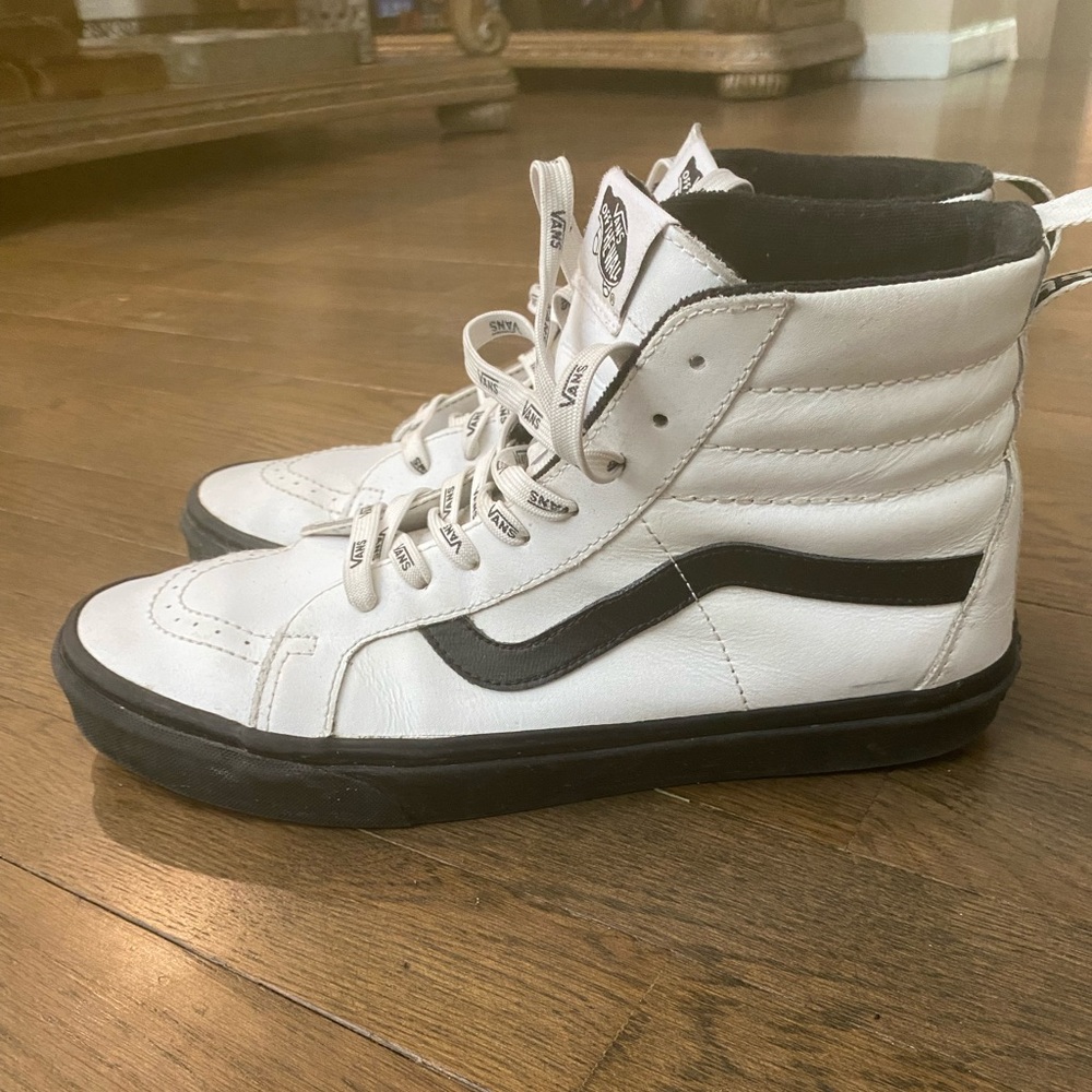 VANS SK8 HI TRUE WHITE/BLACK